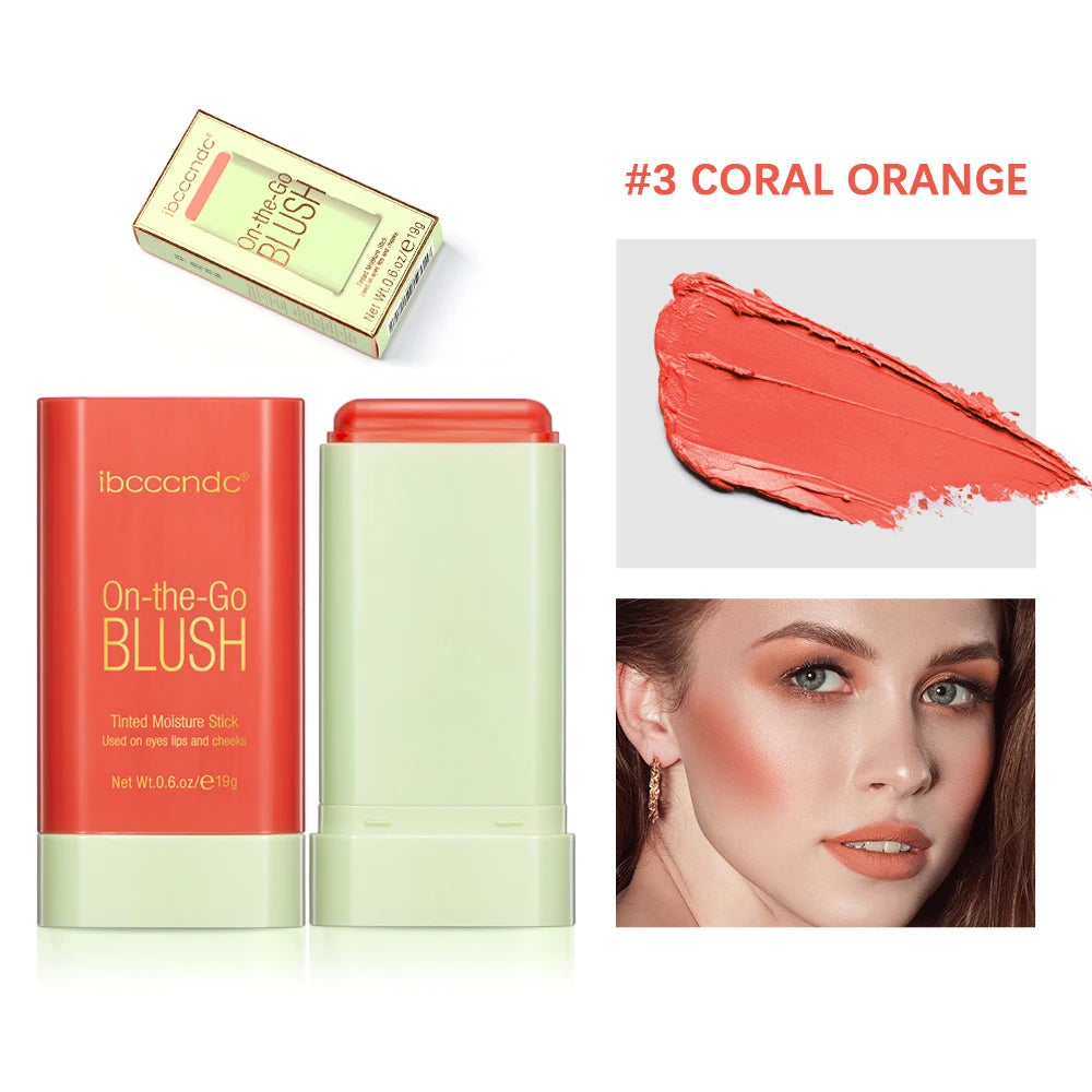 Multi-Use Cream Blush Stick — Cheeks, Lips & Eyes - Zenflow Active