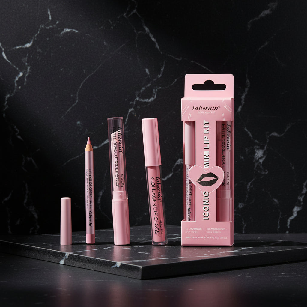 Lip Combo Matte Lipstick + Lip Liner Pen Lip Gloss Set - Zenflow Active