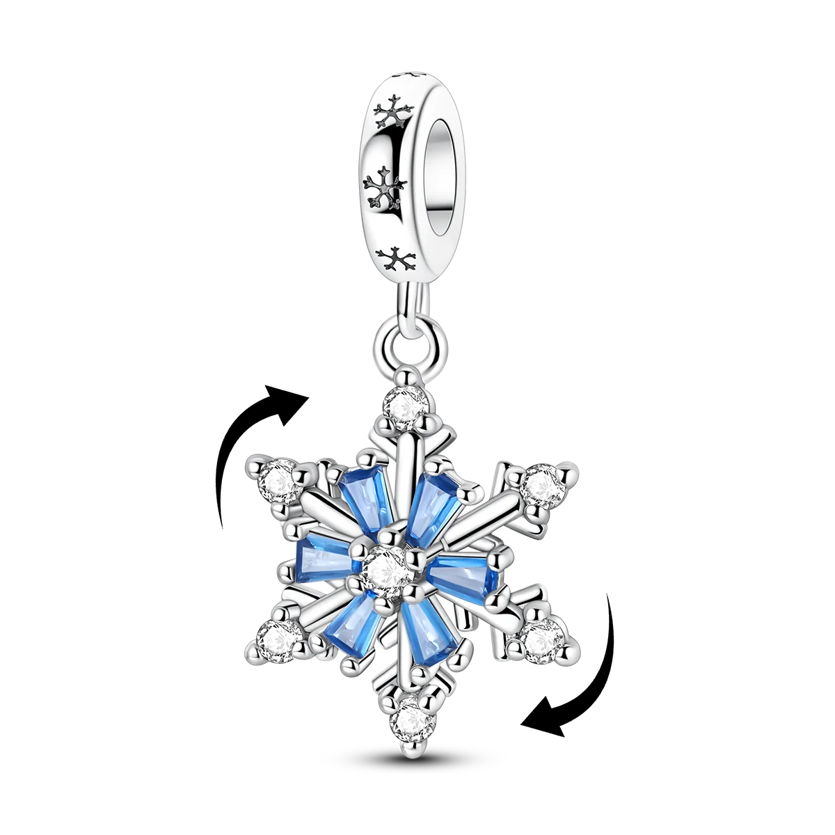 Charms Original 925 Silver Blue Beads Fit Bracelet Pendant Diy For Woman Fine Jewelry - Zenflow Active