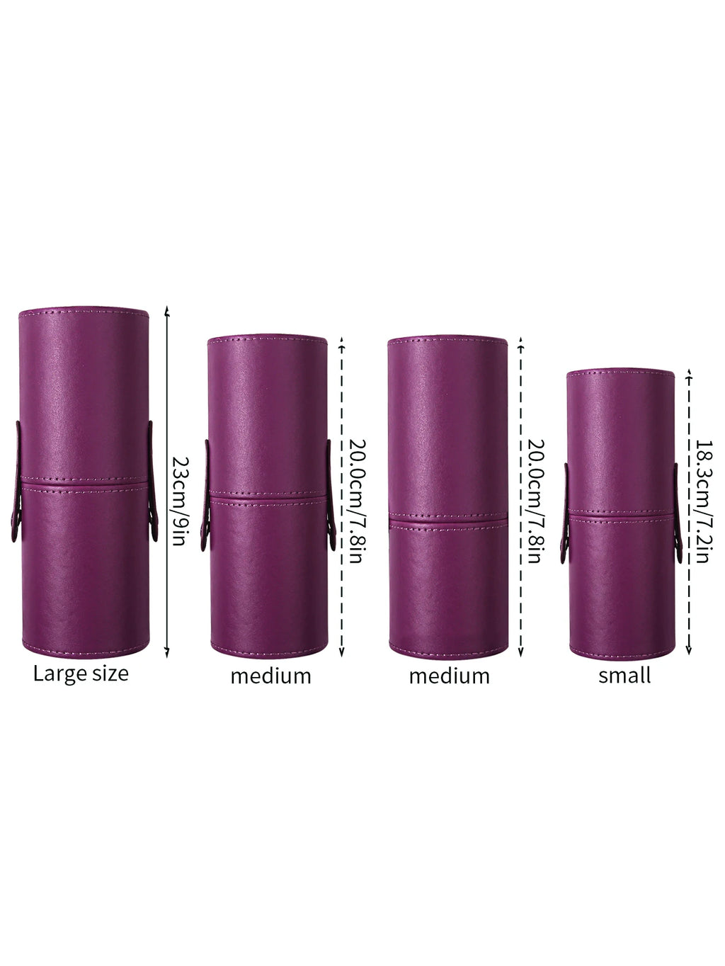 Portable Makeup Brush Holder Cylinder Zenflow Active