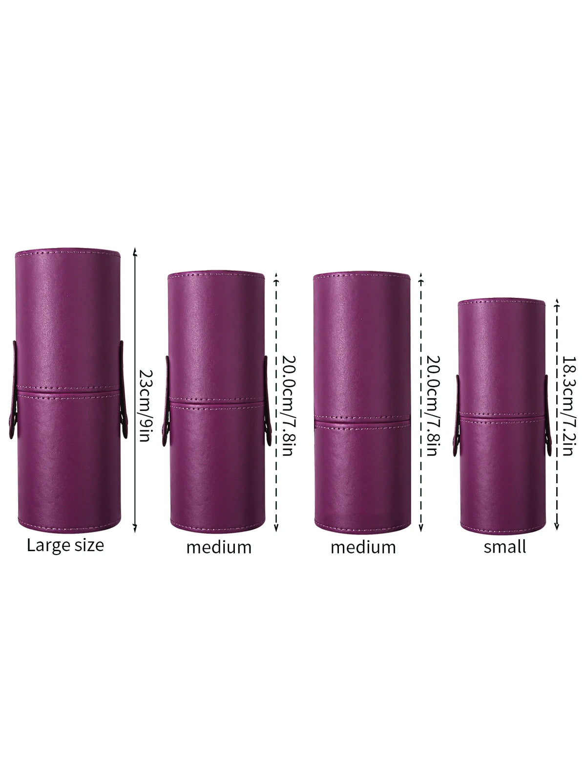 Portable Makeup Brush Holder Cylinder Zenflow Active