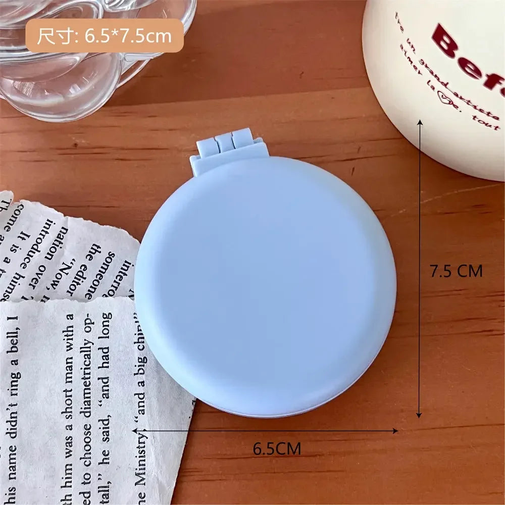 Solid Colour Folding Comb with Makeup Mirror - Zenflow Active