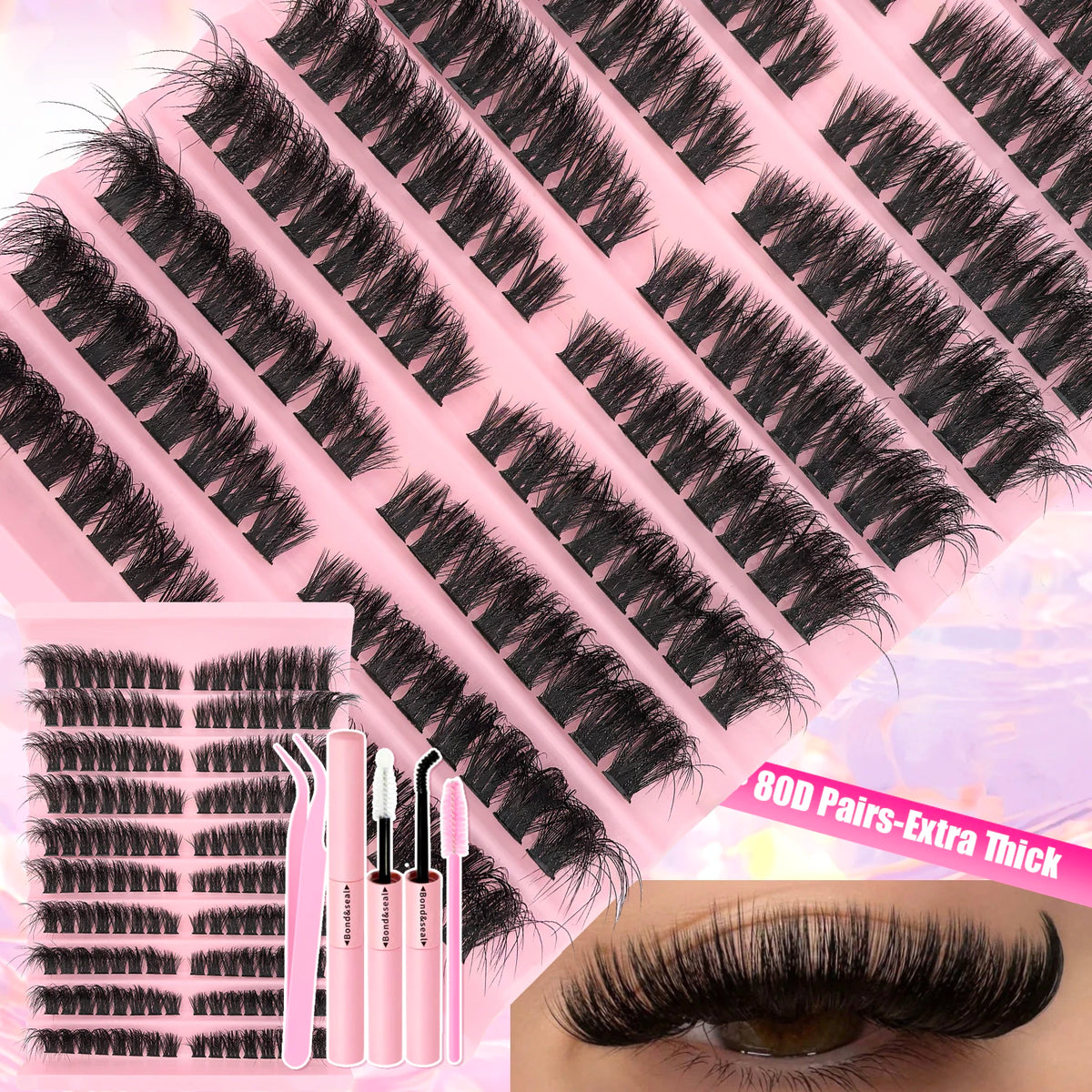 DIY D-Curl Individual Lash Clusters – Fluffy, Wispy & Spiky Styles Zenflow Active