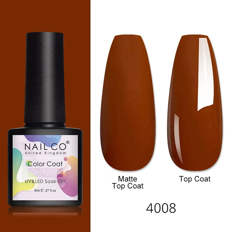 Gel Nail Polish 8ml – UV/LED Soak-Off Formula in 112+ Shades - Zenflow Active