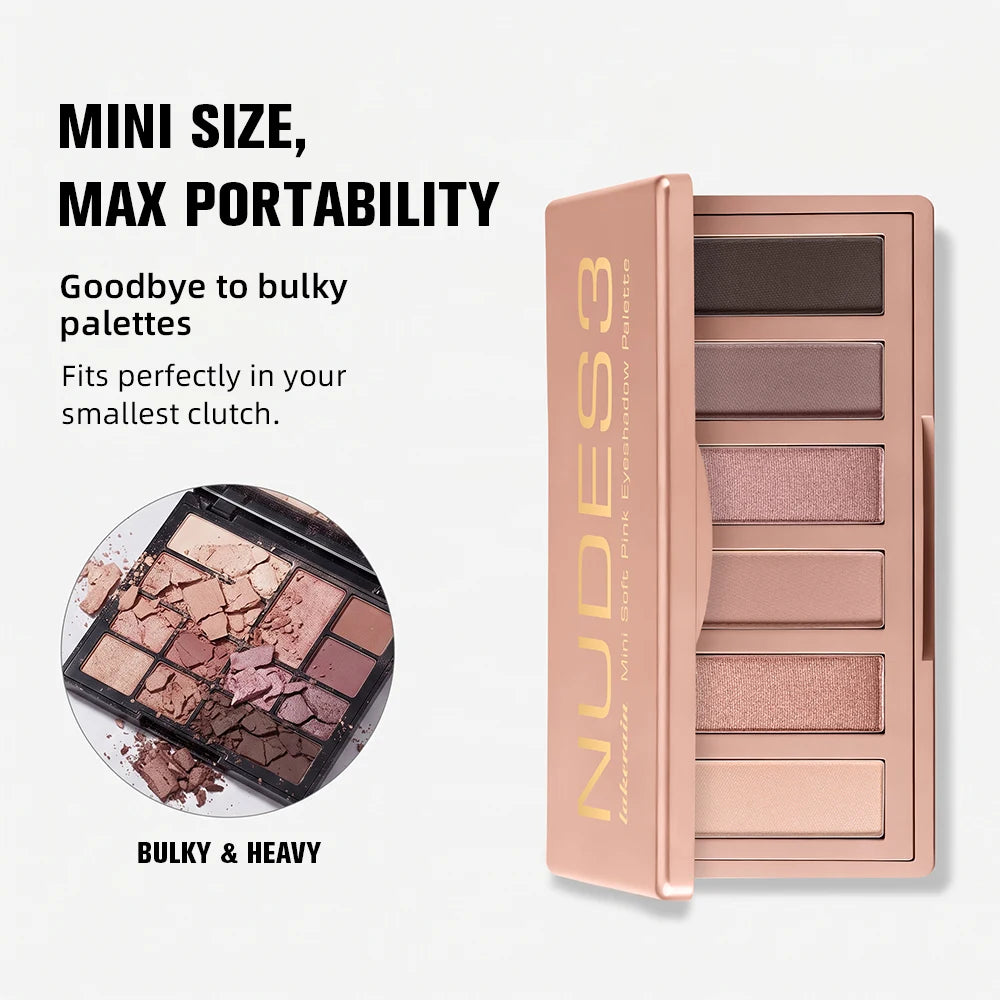 Eyeshadow Palette Long-Lasting Eye Makeup Rich Pigment Neutral Shades Blendable Color Matte Nudes Eyeshadow Palette Woman Makeup - Zenflow Active