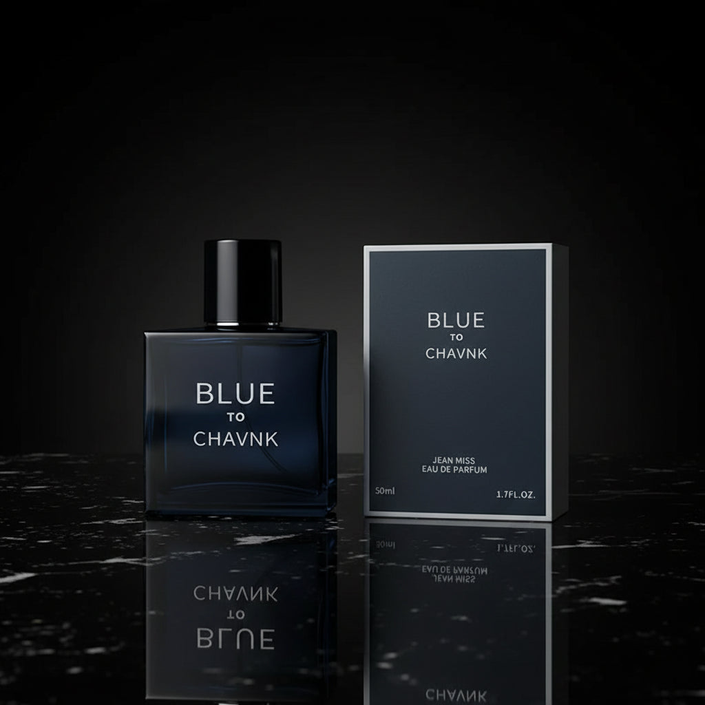Men's Blue Aromatic Eau de Parfum, 100ml/50ml Long-Lasting Woody Fresh Fragrance - Zenflow Active