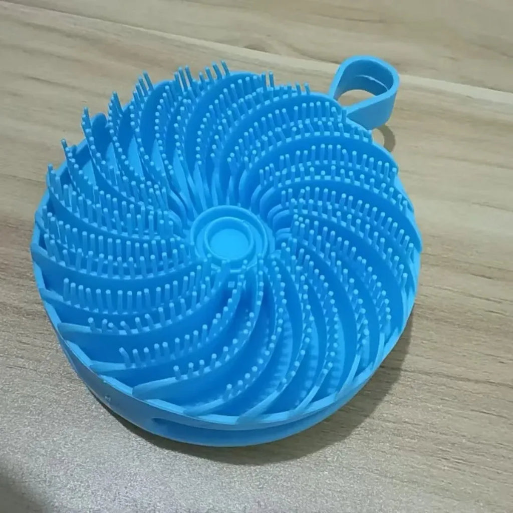 Silicone Body Scrubber Brush | Soft Exfoliating Shower Massage Tool – 105g - Zenflow Active