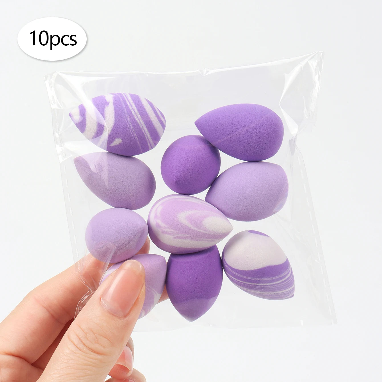 10/20/30/50/100Pcs Mini Makeup Sponges, Expand When Exposed to Water, Can Be Used Both Wet and Dry, Suitable for All Skin Types