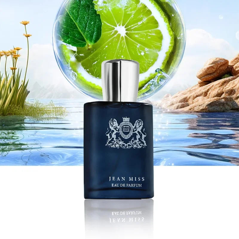 Men's Vanilla Perfume, Woody Fougere Light Fragrance, Lemon/Mint/ Lily of the Valley/Jasmine/Cypress Wood Scent Eau De Toilette - Zenflow Active