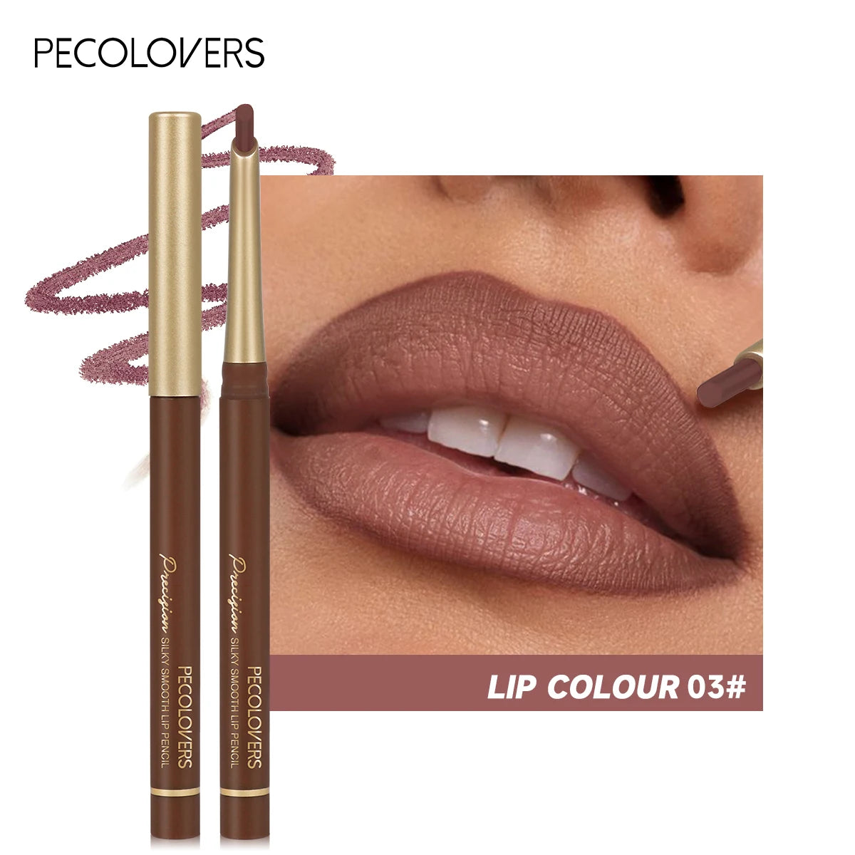 Matte 6-colors Lip Liner Pencil - Zenflow Active