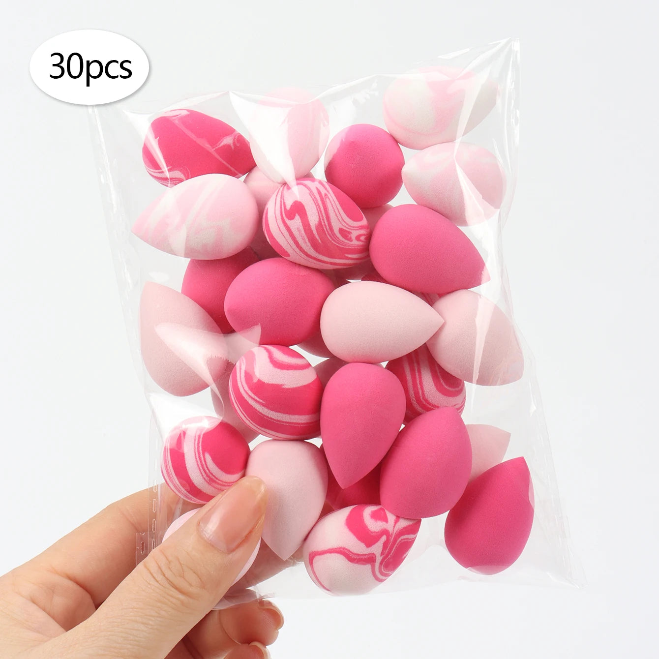 10/20/30/50/100Pcs Mini Makeup Sponges, Expand When Exposed to Water, Can Be Used Both Wet and Dry, Suitable for All Skin Types