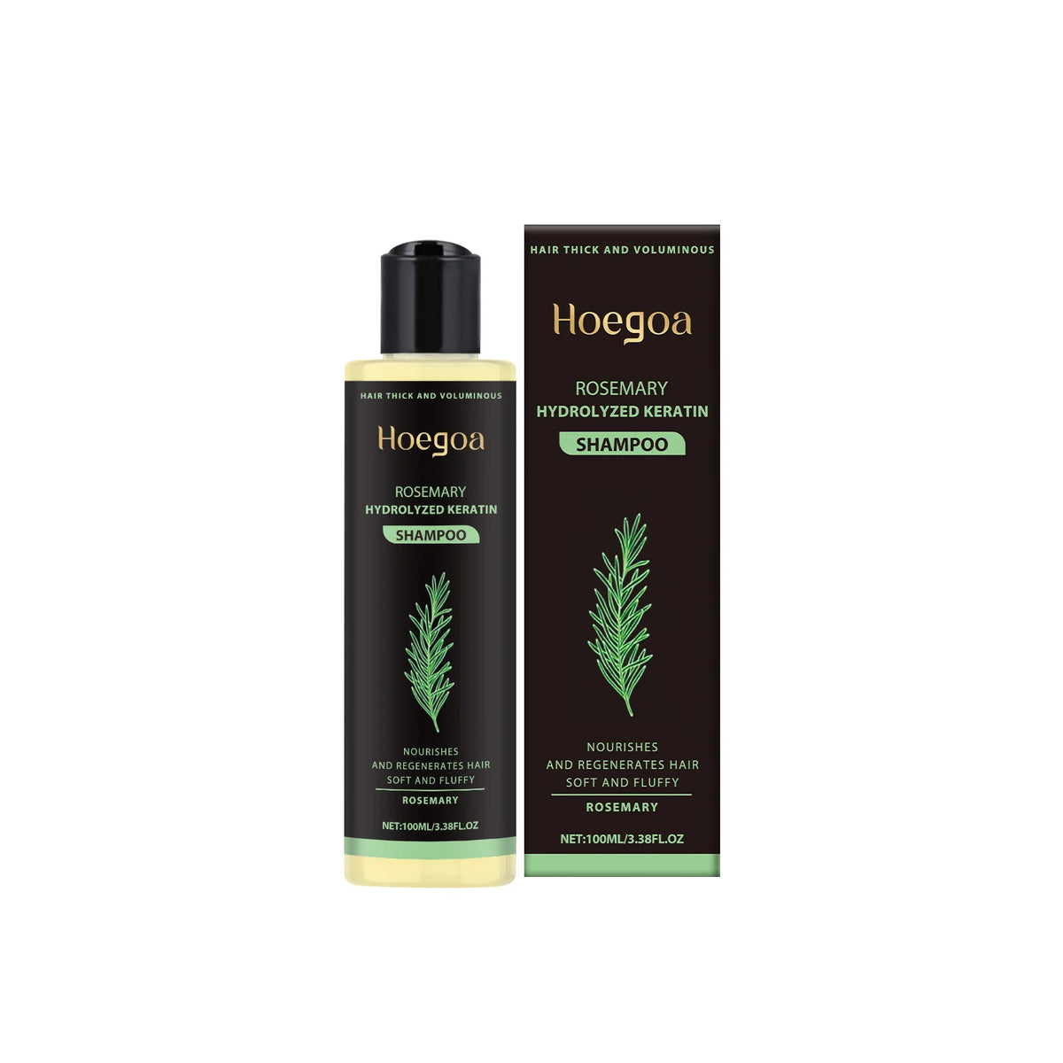 Rosemary Hair Shampoo Volumizing and Thickening Strengthening Hair Oil - Zenflow Active