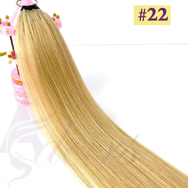 ADEIRS New Feather Hair Extensions 100% Human Hair Real Natural Hair Comfortable And Invisible Black Brown Blonde Straight - Zenflow Active
