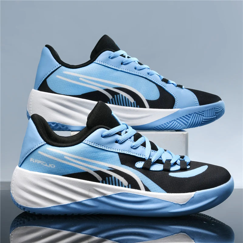 Men's Professional High-Top Basketball Shoes | Breathable Anti-Slip Training & Game Sneakers - Zenflow Active