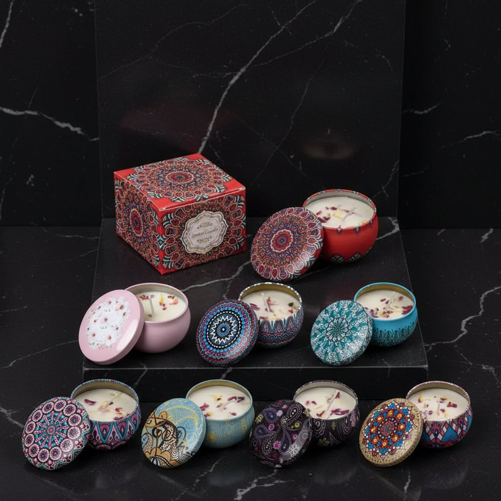 Aromatherapy Candles Flower Fragrance Scent Candle - Zenflow Active