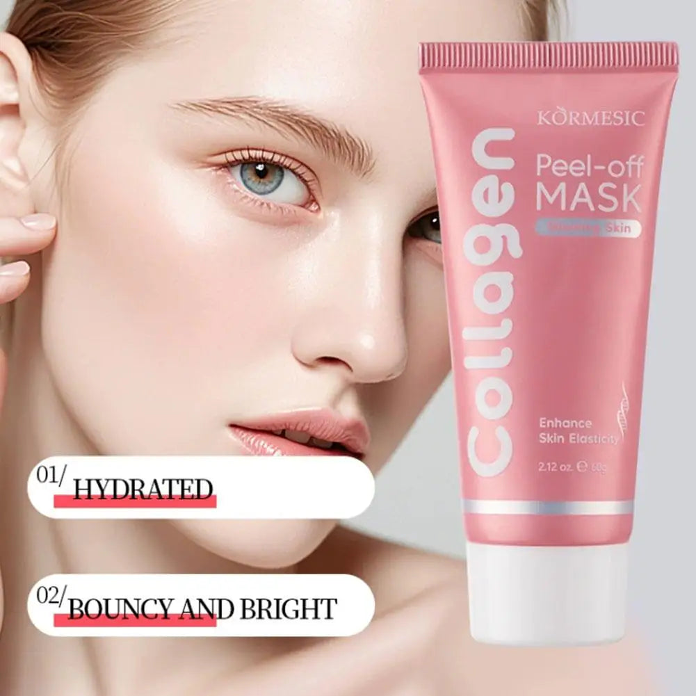 Collagen Peel-Off Facial Mask with Niacinamide & Ceramide NP, 60g Zenflow Active