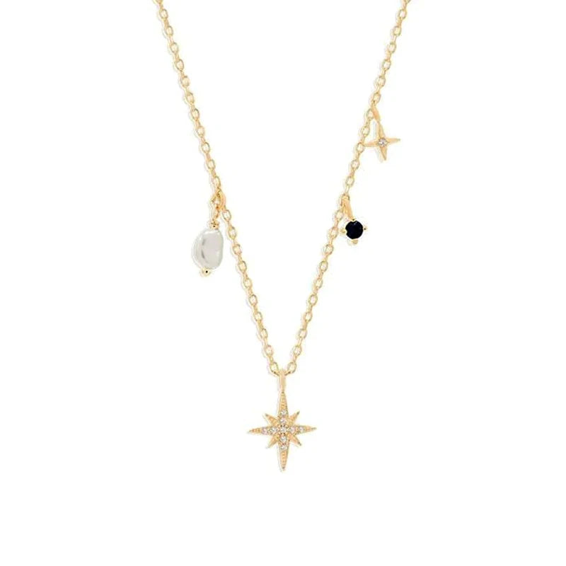 CANNER Crystal Zircon 925 Sterling Silver Necklace For Women Pendente Fine Jewellery Long Chain - Zenflow Active