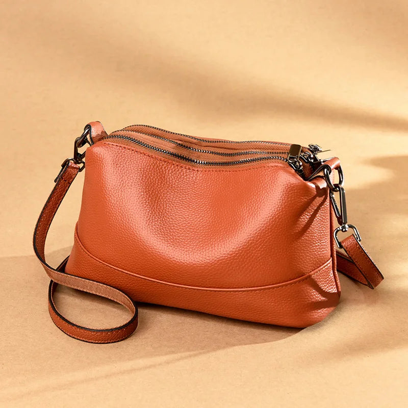 Women Genuine Leather Handbag Designer Shoulder Bag Luxury Brand - Zenflow Active