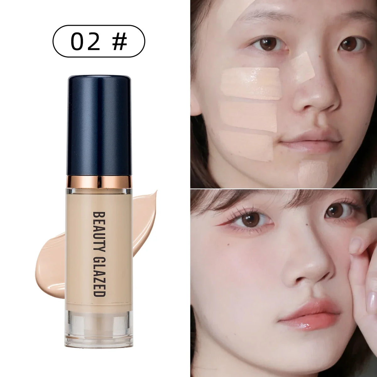 Beauty Glazed 6 Color Liquid Foundation Concealer - Zenflow Active