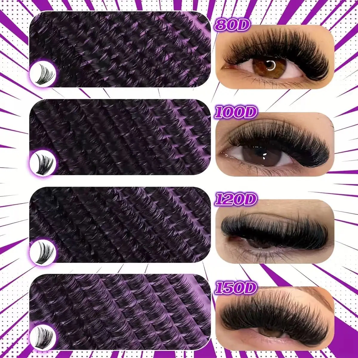 DIY D-Curl Individual Lash Clusters – Fluffy, Wispy & Spiky Styles Zenflow Active