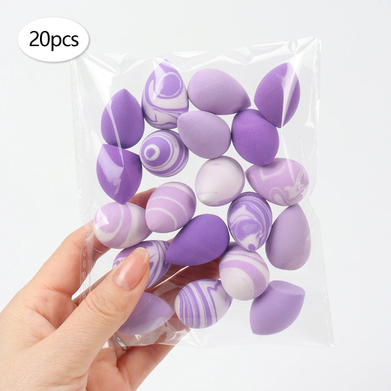10/20/30/50/100Pcs Mini Makeup Sponges, Expand When Exposed to Water, Can Be Used Both Wet and Dry, Suitable for All Skin Types