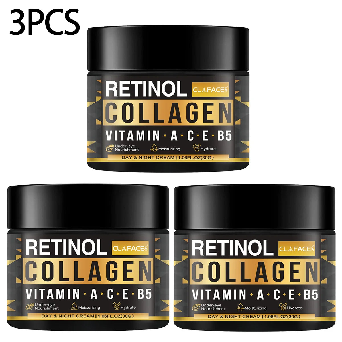 Men's Retinol & Collagen Face Cream, Hydrating and Firming Skin Care - Zenflow Active