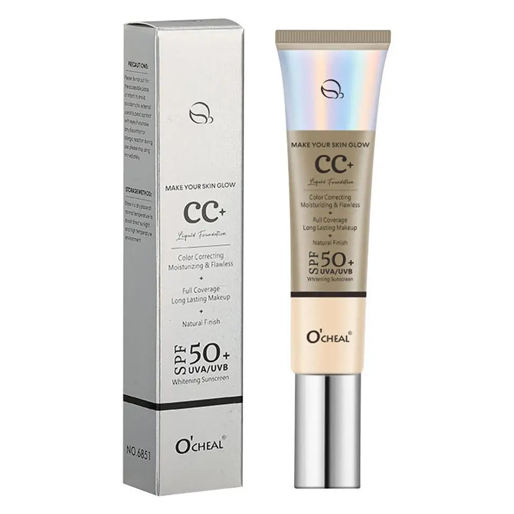 CC Cream Concealer Color Correcting Cream SPF 50 Sunscreen - Zenflow Active