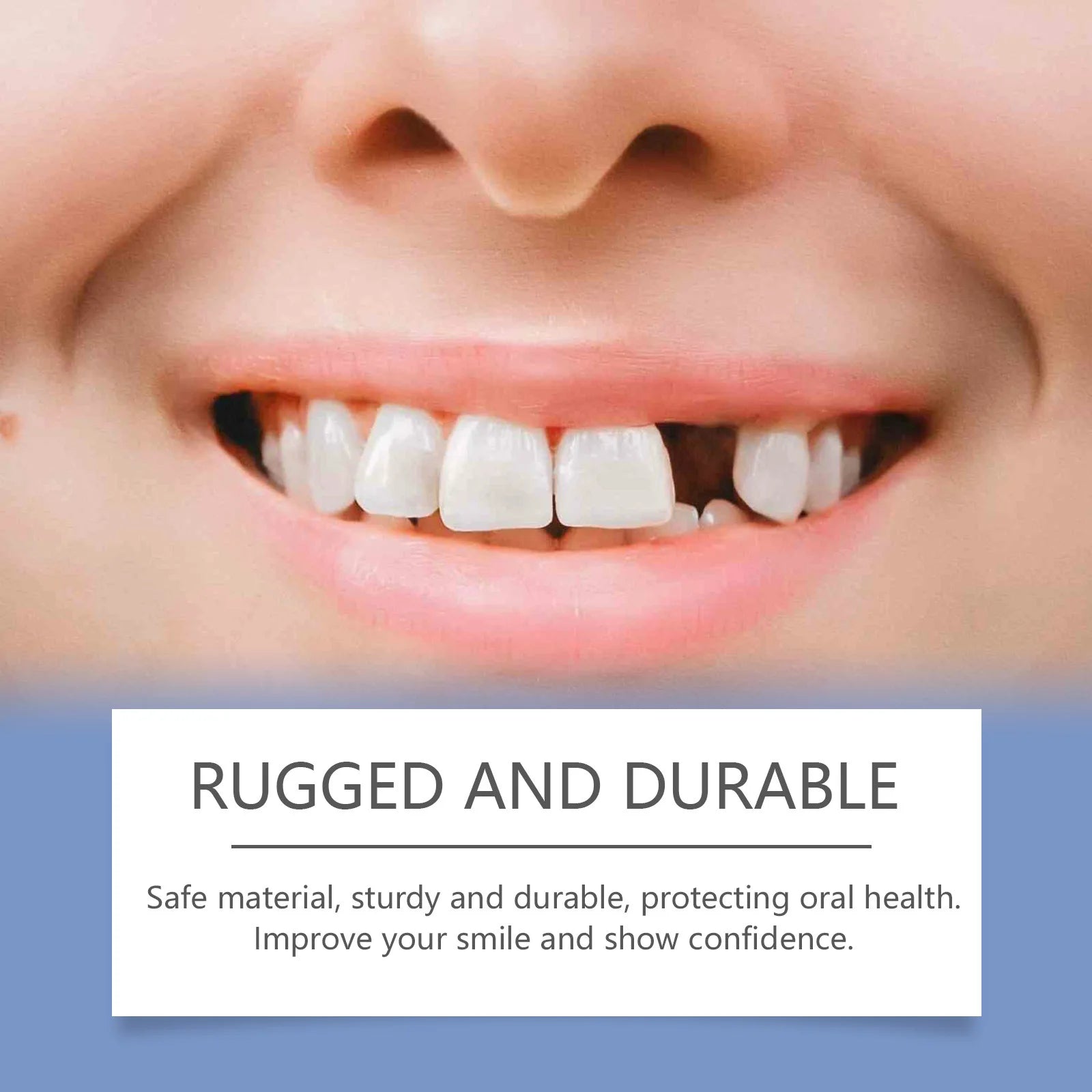 2 in 1 Teeth Whitening Kit with Blue LED Light