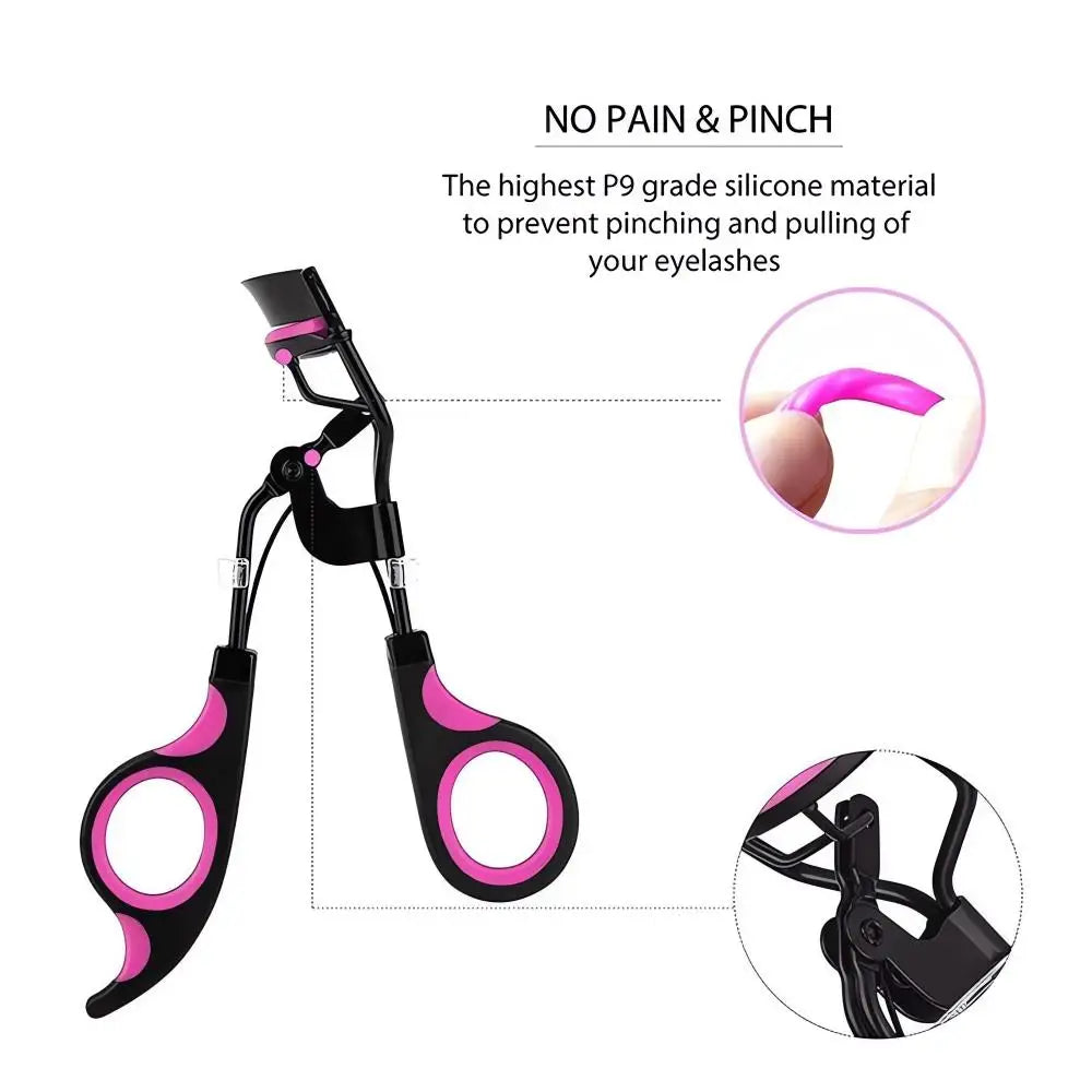 Eyelash Curler Kit | Professional Lash Curler with 10 Replacement Pads - Zenflow Active