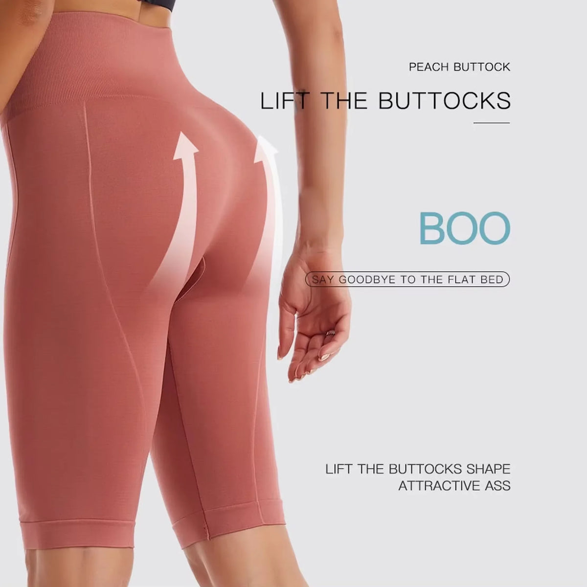 Women Naked Feeling Workout Push Up Leggings Tummy Control Yoga Running Fitness Gym Slim Pants High Waist Sports Biker Shorts - Zenflow Active