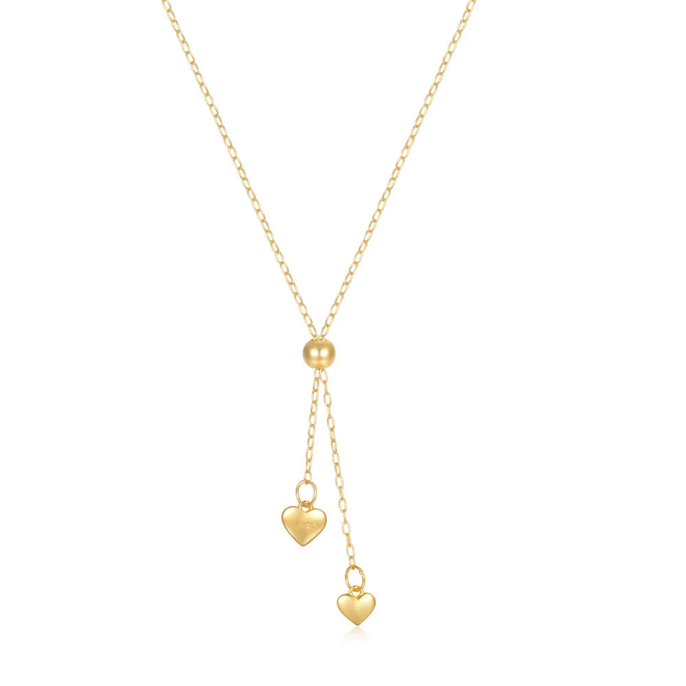 CANNER Crystal Zircon 925 Sterling Silver Necklace For Women Pendente Fine Jewellery Long Chain - Zenflow Active