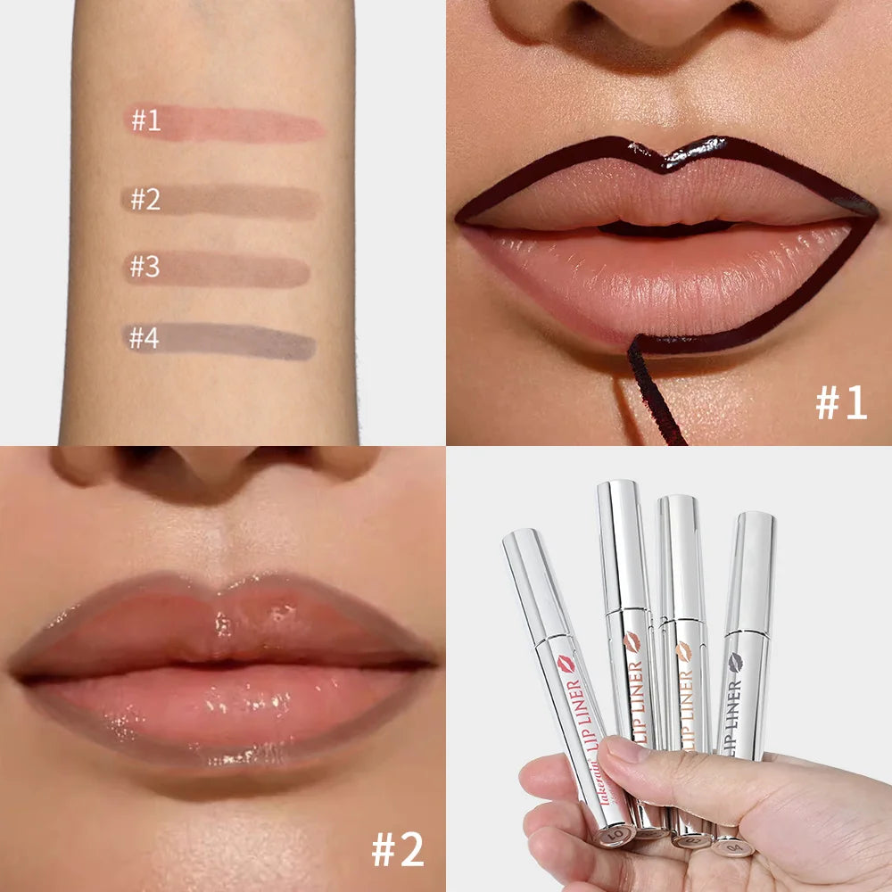 Peel-Off Lip Liner — Waterproof, Long-Lasting Matte Colour - Zenflow Active