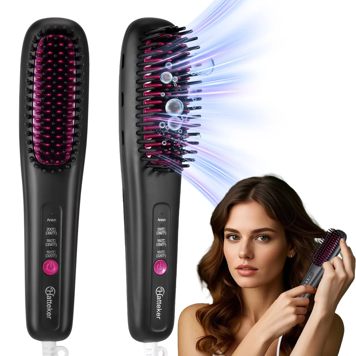 Portable Ionic Hair Straightening Comb - Zenflow Active