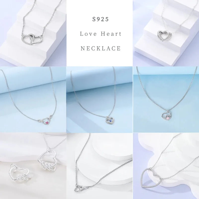 Butterfly Necklace 925 Sterling Silver Original Dragonfly Luminous Firefly Zircon Pendant Chain Link For Women Fine Jewelry Gift - Zenflow Active