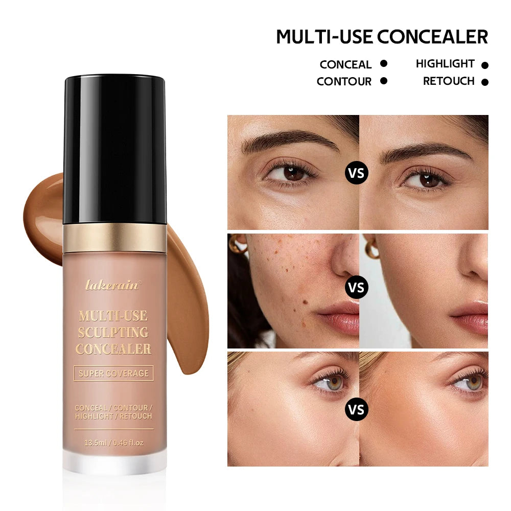 Foundation Coverage Concealer, Long Lasting Hydrating - Zenflow Active