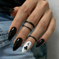 French Almond Press-On Nails – Minimalist Style | 24 Pairs - Zenflow Active