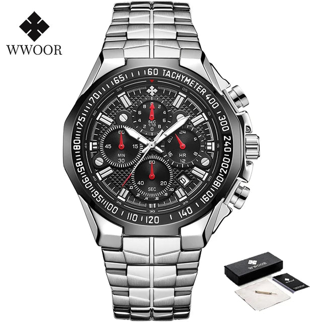 Relogio Masculino Men's 2026 Wrist Watch Chronograph Wristwatch - Zenflow Active
