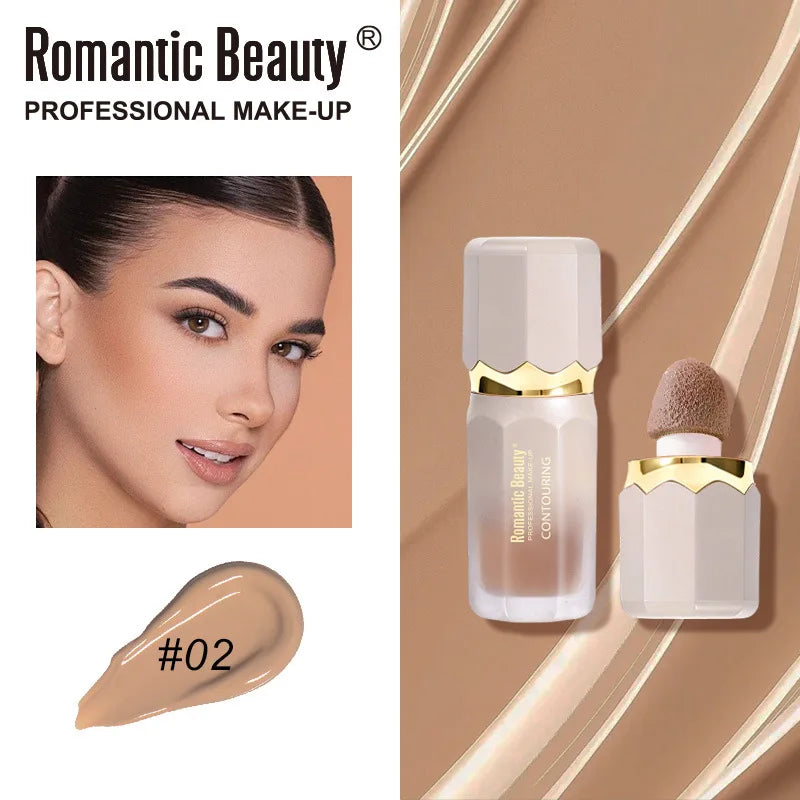 Liquid Matte Contour Stick – 3D Highlight, Bronzer & Nose Shadow for a Sculpted Finish - Zenflow Active