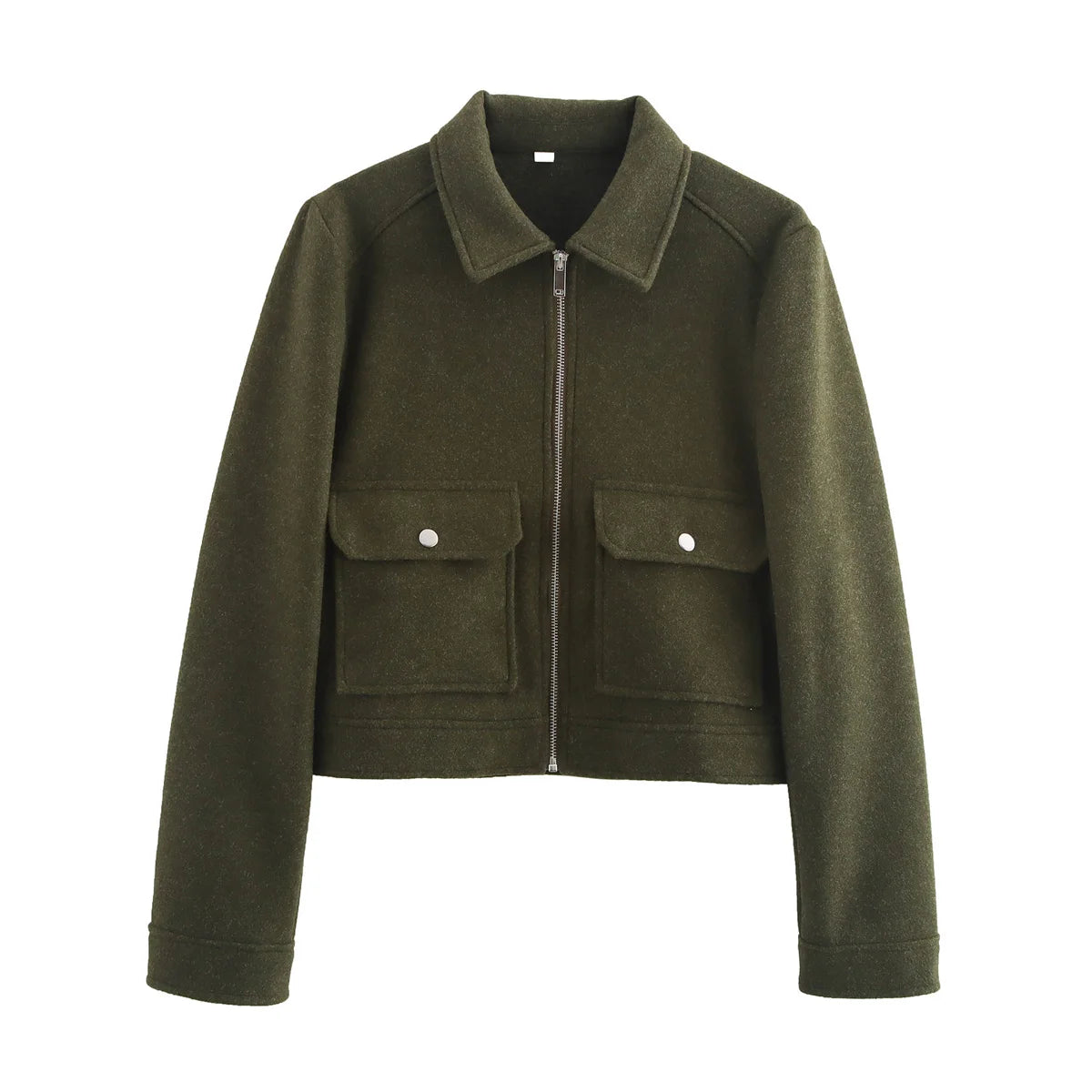 Women’s Loose-Fit Zip-Up Jacket with Pockets Zenflow Active