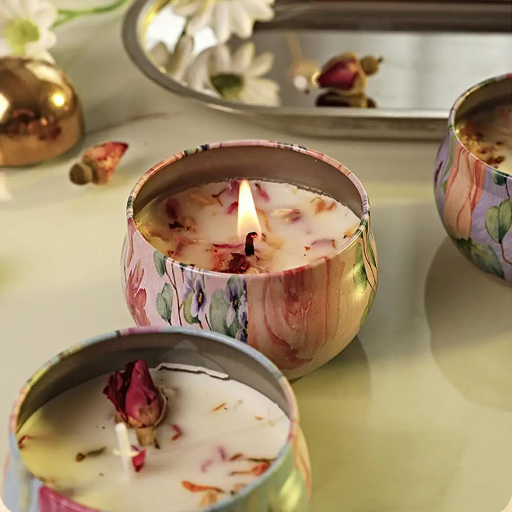 Aromatherapy Candles Flower Fragrance Scent Candle - Zenflow Active
