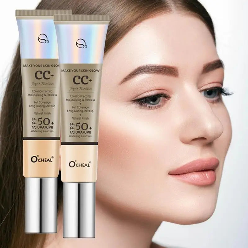 CC Cream Concealer Color Correcting Cream SPF 50 Sunscreen - Zenflow Active