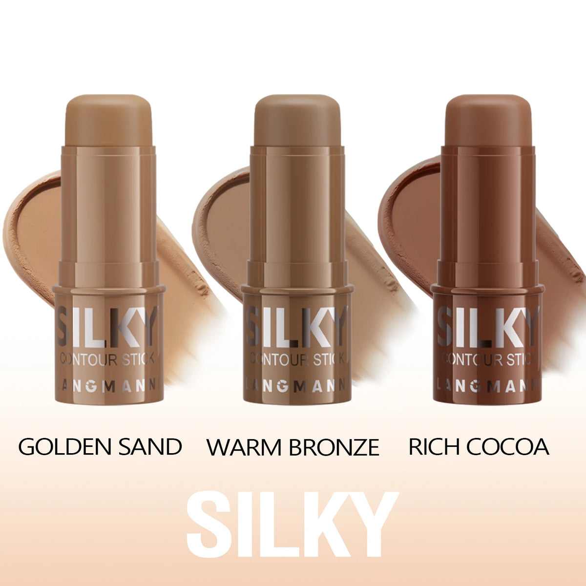 3-in-1 Contour, Bronze & Highlight Stick – Cream Formula - Zenflow Active