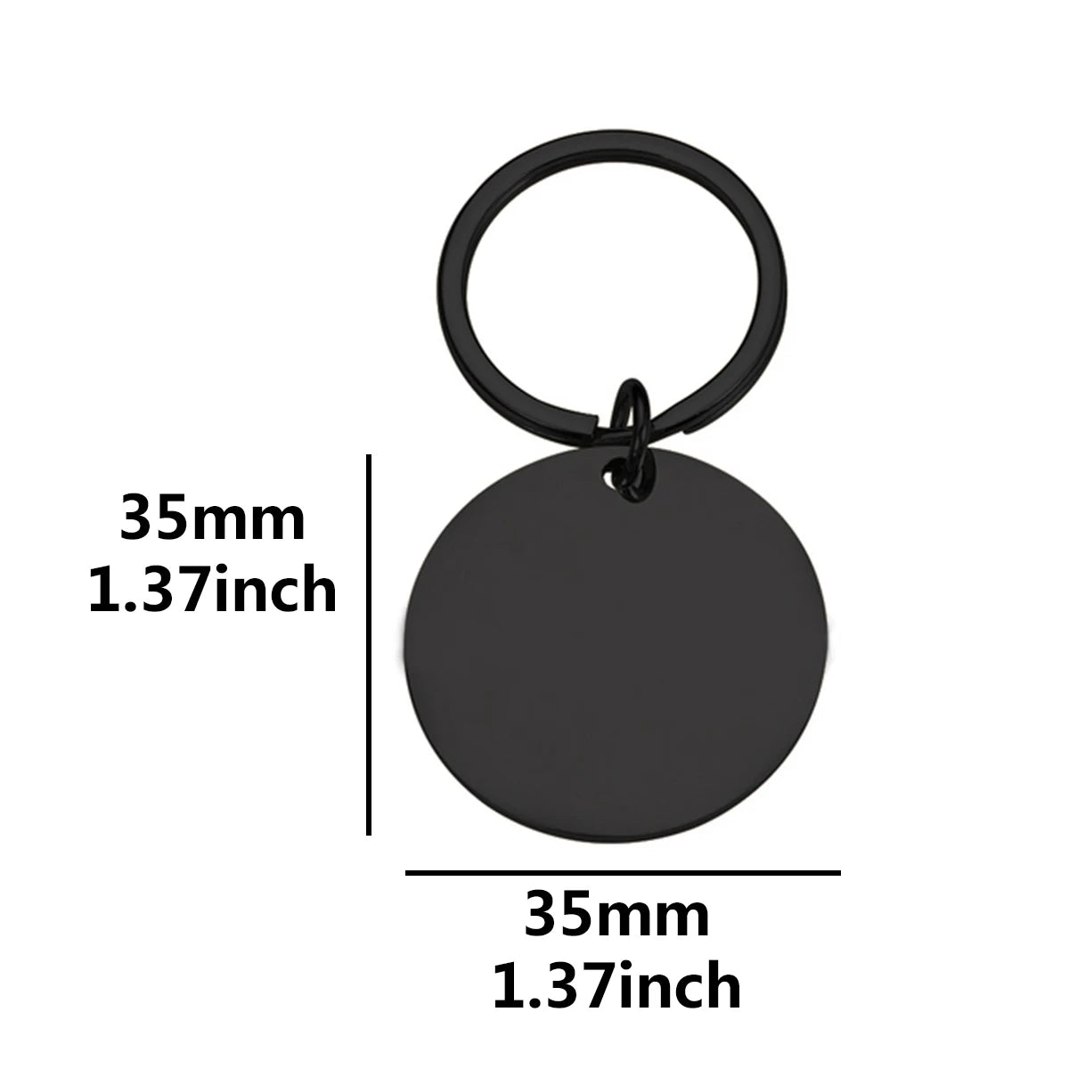 Custom Engraved Pet Dog Tag | Personalised Circular ID Tag with Name & Number - Zenflow Active