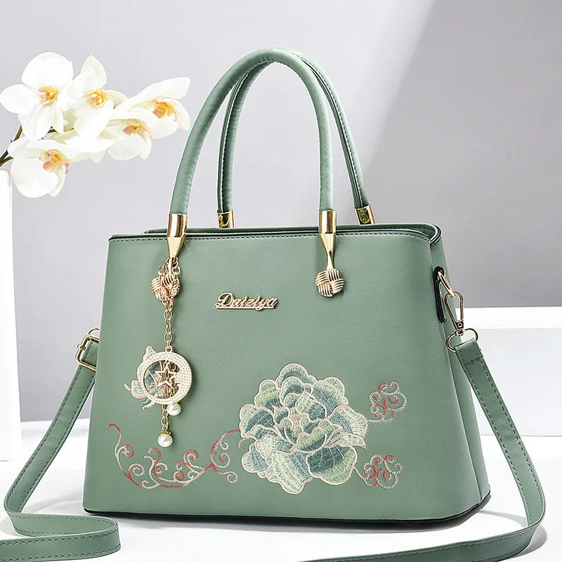 Women's Bag New Trend Niche Embroidered Shoulder Bag Luxury Handbag Tote Bag - Zenflow Active