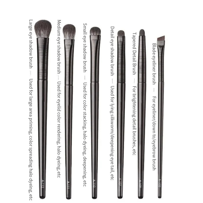 Natural Eye Makeup Brushes Set - Zenflow Active