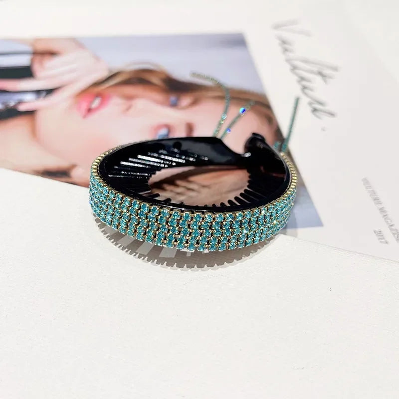 Elegant Luxury Rhinestone Hair Claws - Zenflow Active
