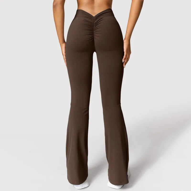 Women's High-Waist V-Back Booty-Lifting Sports Leggings Zenflow Active