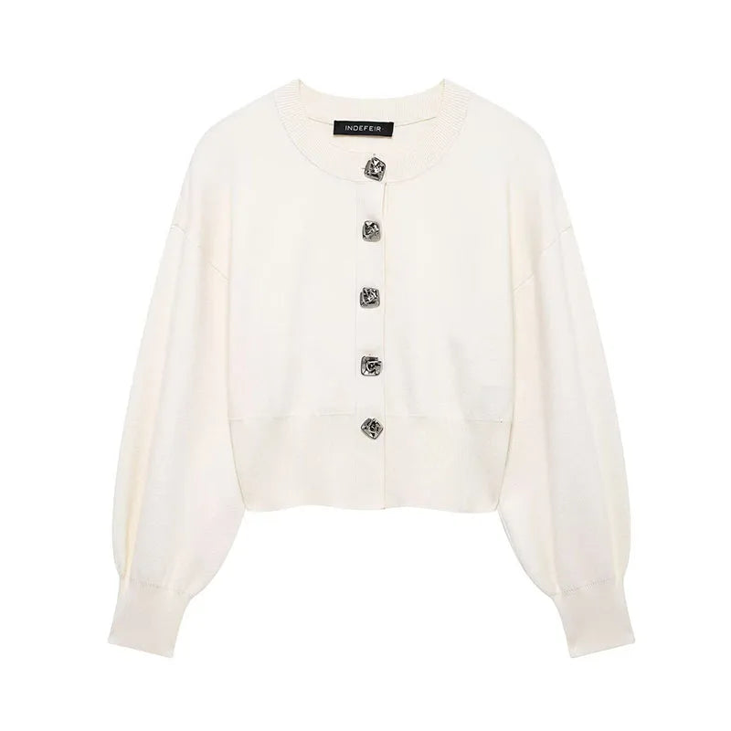 Knit Cardigan & High-Waist Mini Skirt Set - Zenflow Active