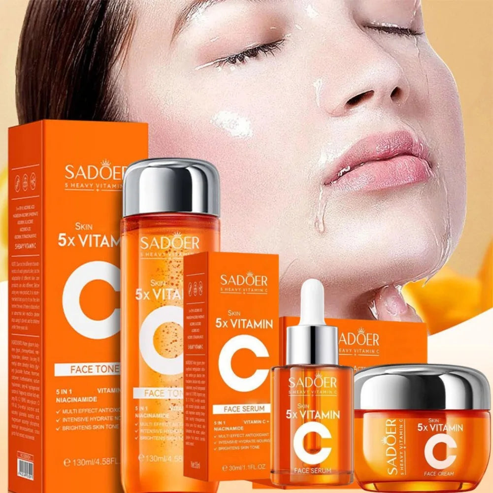 Vitamin C Firming & Brightening Skincare Set - Zenflow Active