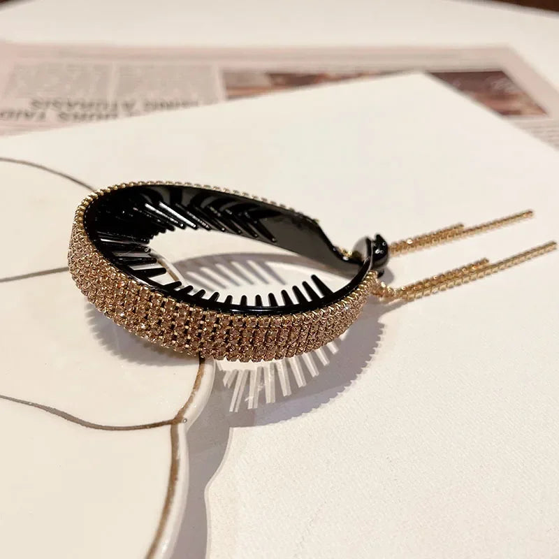 Elegant Luxury Rhinestone Hair Claws - Zenflow Active